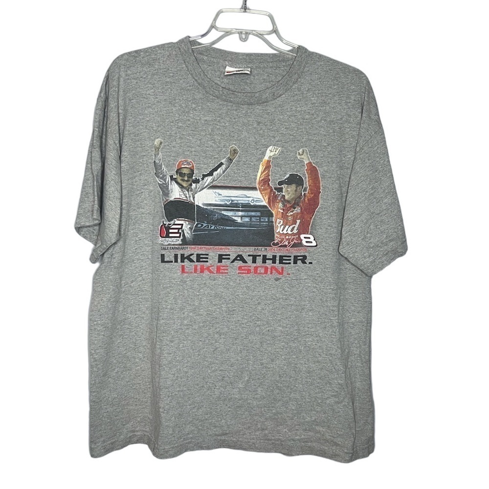 2000s Competitors View Daytona Champs Dale Earnhardt and Jr Father Son XXL